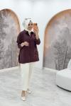 Doğay Gömlek Mürdüm