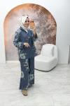 İthal Çiçek Takım Lacivert