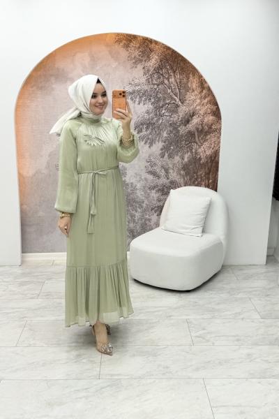 Özgül Elbise Mint Yeşili