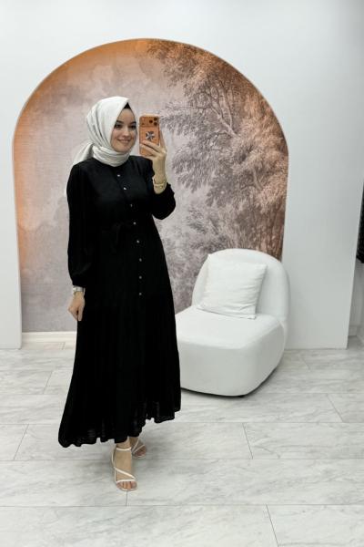 İzelin Elbise Siyah