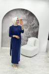 Merwish Liva Elbise Lacivert