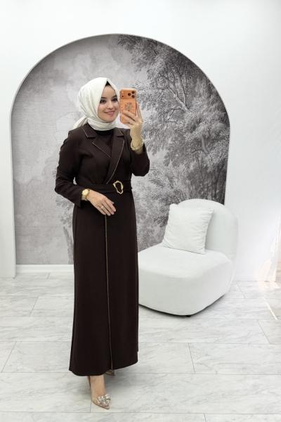 Arya Elbise Kahverengi