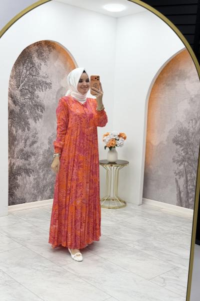 Aylin Elbise Turuncu