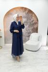 Tasarım İthal Elbise Lacivert