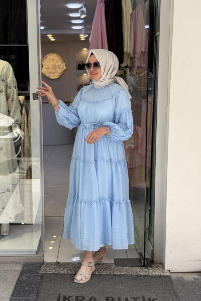 Alisya Elbise Mavi