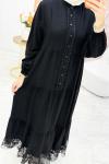 Damla Elbise Siyah