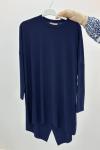 Asimetrik Tunik Lacivert