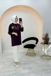 Palmiye Tunik Bordo