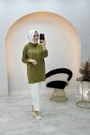 Palmiye Tunik Yağ Yeşili