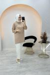 Palmiye Tunik Taş Rengi