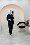Efraze Rayon Takım Siyah