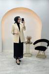 Egs Blazer Ceket Krem