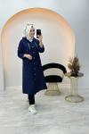 Elif Kapitone Kap Lacivert
