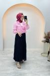 Fırfır BLUZ Pembe