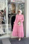 Hüma Elbise Pembe