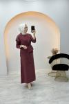 Jupe Comfy İkili Takım Bordo