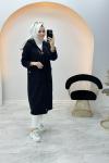 Kıvırcık Kaşe Kap Siyah
