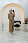 Melina Tunik Takım Sütlü Kahve