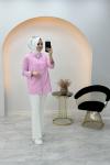 Merwish Sparkle Gömlek Pembe