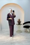 Meyra Fermuarlı Takım Bordo