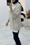 Nefes Tunik Krem