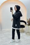 Nefes Tunik Siyah