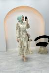 Nergis Elbise Mint Yeşili