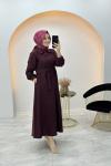 Noshe Zara Elbise Bordo