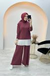 Oysho İkili Sedef Takım Bordo