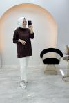 Pırıl Tunik Kahverengi