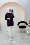 Pırıl Tunik Bordo