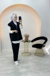 İkili Pamuklu Takım  Siyah