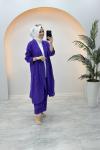 İthal Lazer Kesim Takım Mor