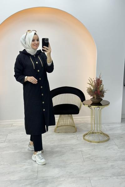 Elif Kapitone Kap Siyah