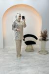 Leoparlı Takım Taş Rengi