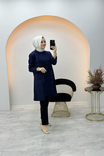 Ayda Tunik Lacivert