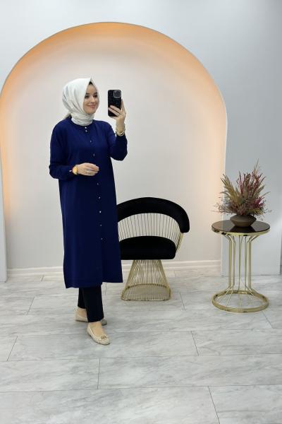 Ahu Hırka Lacivert