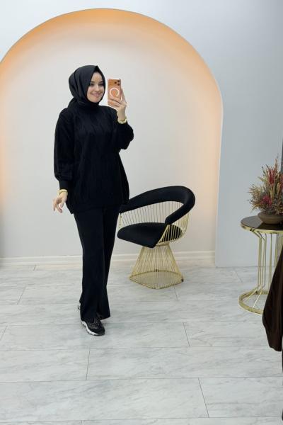 Sevda Triko Tunik Siyah