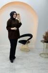 Sevda Triko Tunik Kahverengi