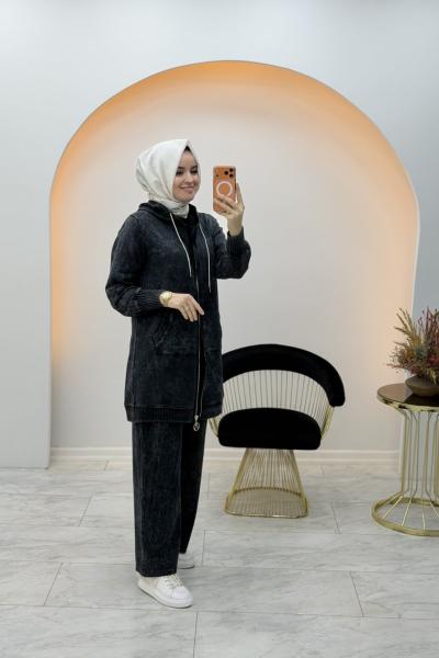 Belin Eskitme Takım Siyah