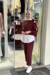 Stella Üçlü Takım Bordo