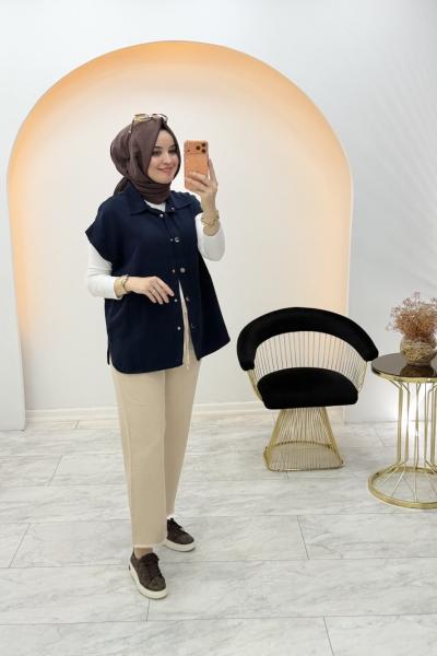 Magazin Tensel Yelek Lacivert