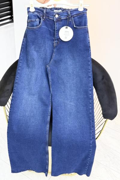 Düz Kot Pantolon Lacivert