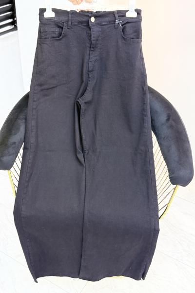 Düz Kot Pantolon Siyah