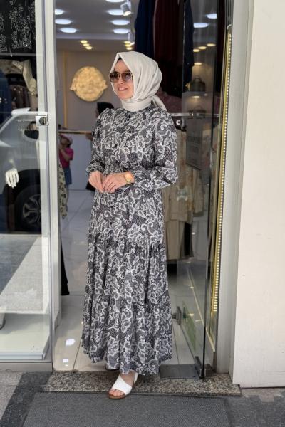 Merwish Fresh Elbise Siyah