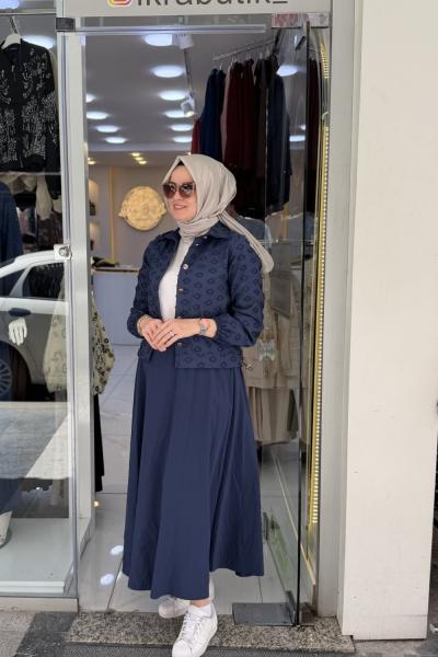 Elara Etekli Takım Lacivert