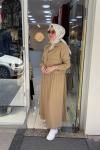 Ceket Etekli Takım Camel