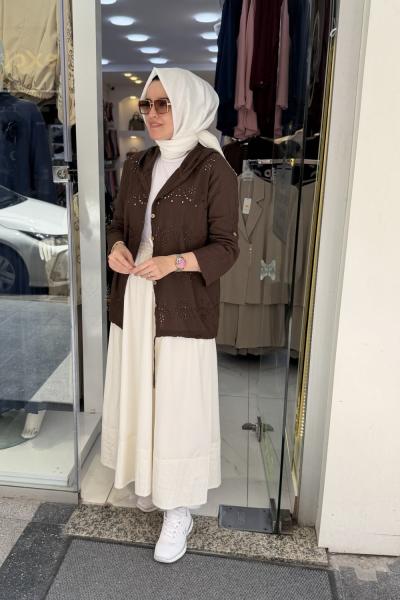 Milana İthal Gömlek Kahverengi
