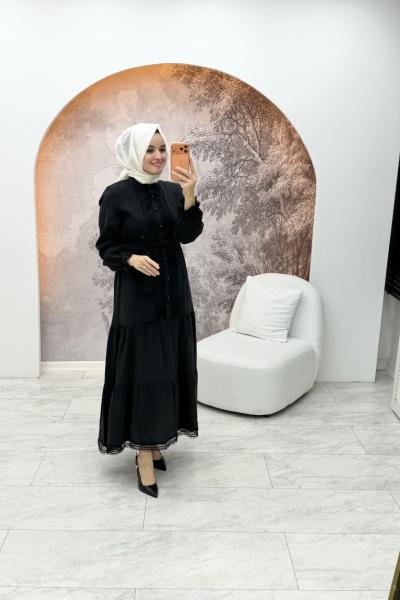 Berfin Elbise Siyah