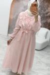 Zümra Elbise Pembe